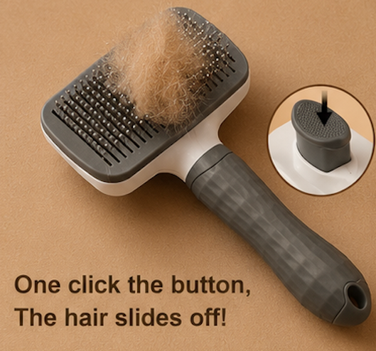 Close-up of PluffBrush gentle rounded bristles safe for sensitive skin