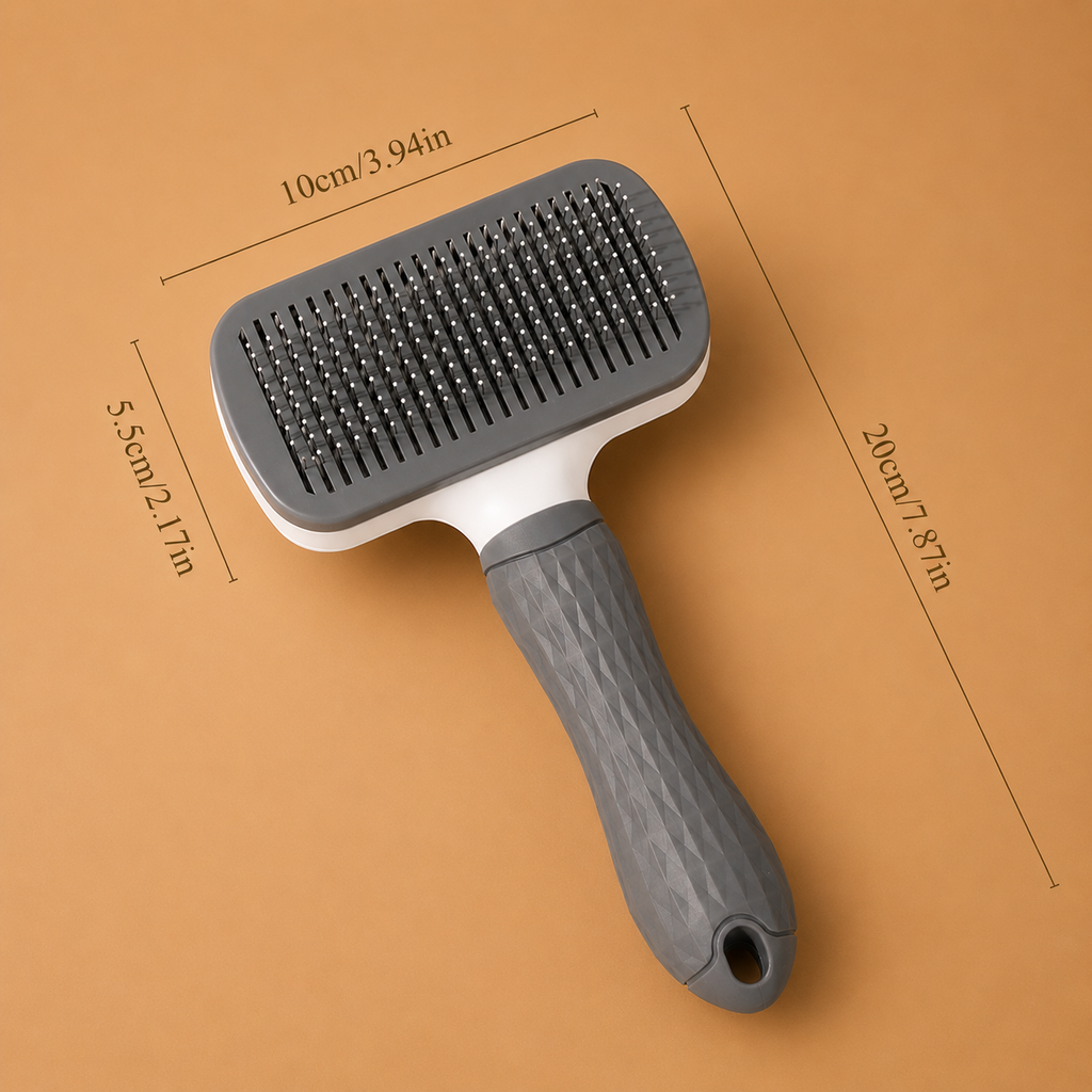 PluffBrush grooming a fluffy dog with thick fur